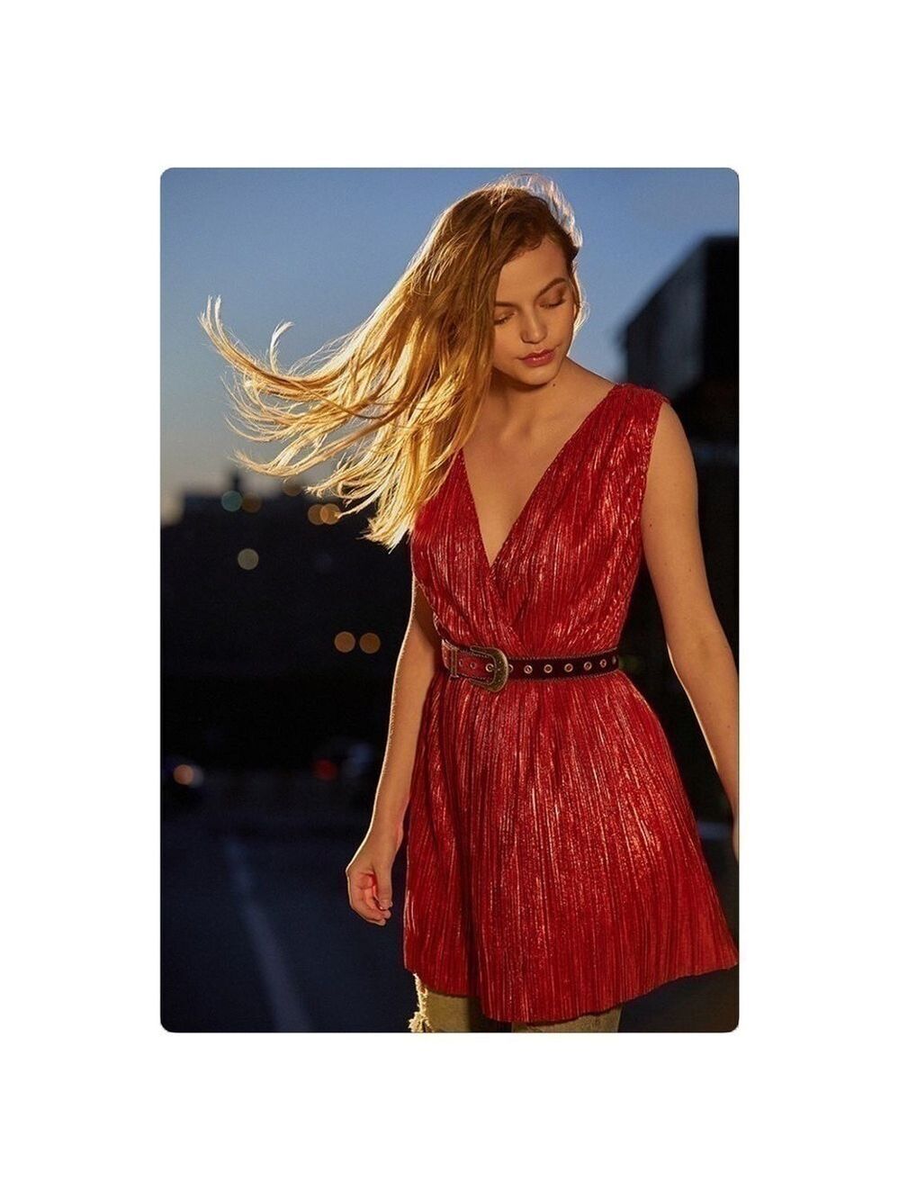 URBAN OUTFITTERS Oh My Love metallic formal shimmery dress size S
